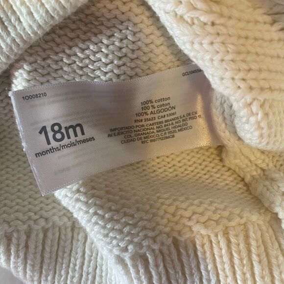 Carters 18M Cable Knit Sweater - Picture 4 of 5